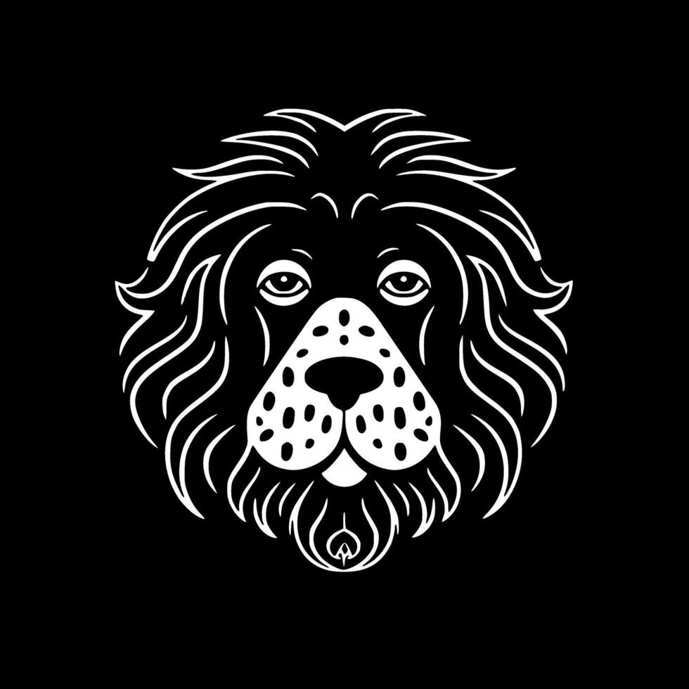 Poodle Dog, Minimalist and Simple Silhouette - illustration vector