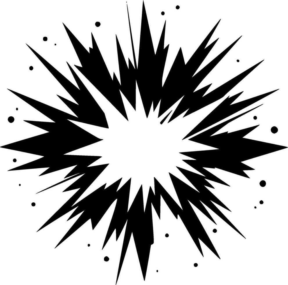 Explosion - High Quality Logo - illustration ideal for T-shirt graphic vector