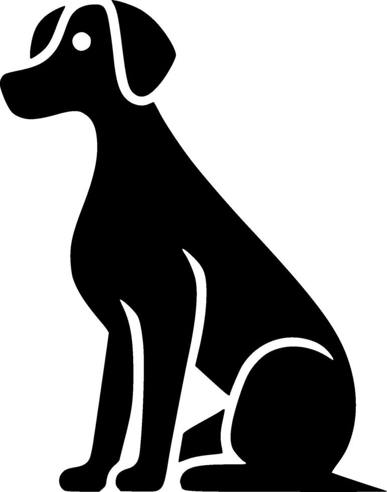 Dalmatian, Black and White illustration vector