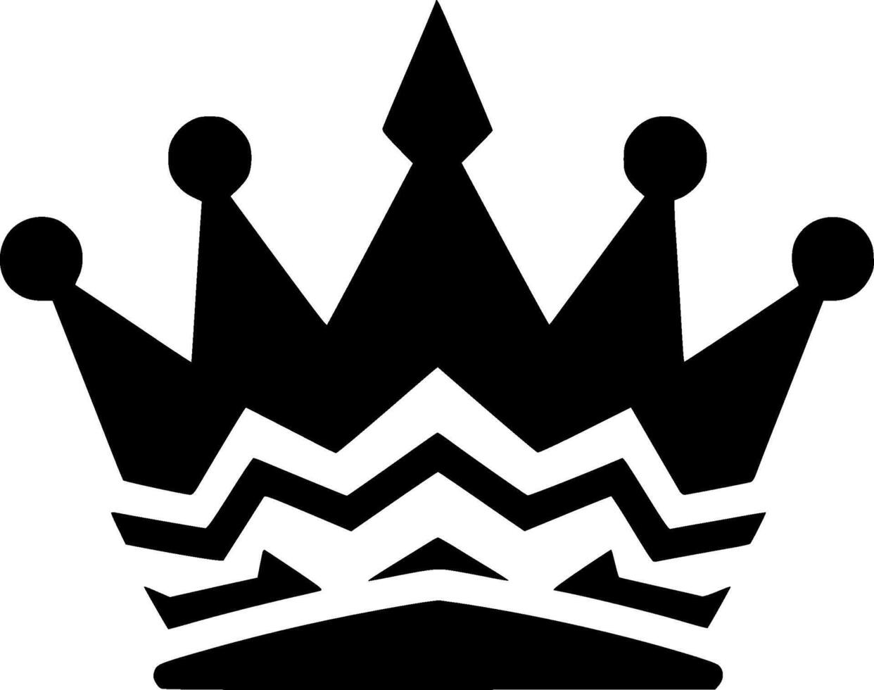 Crown - High Quality Logo - illustration ideal for T-shirt graphic vector
