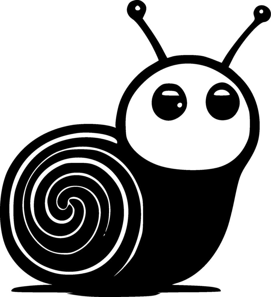 Snail - High Quality Logo - illustration ideal for T-shirt graphic vector