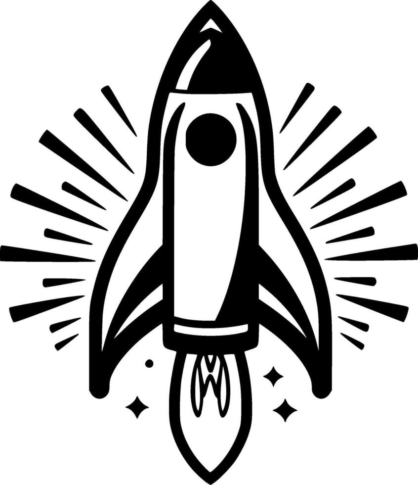 Rocket - High Quality Logo - illustration ideal for T-shirt graphic vector