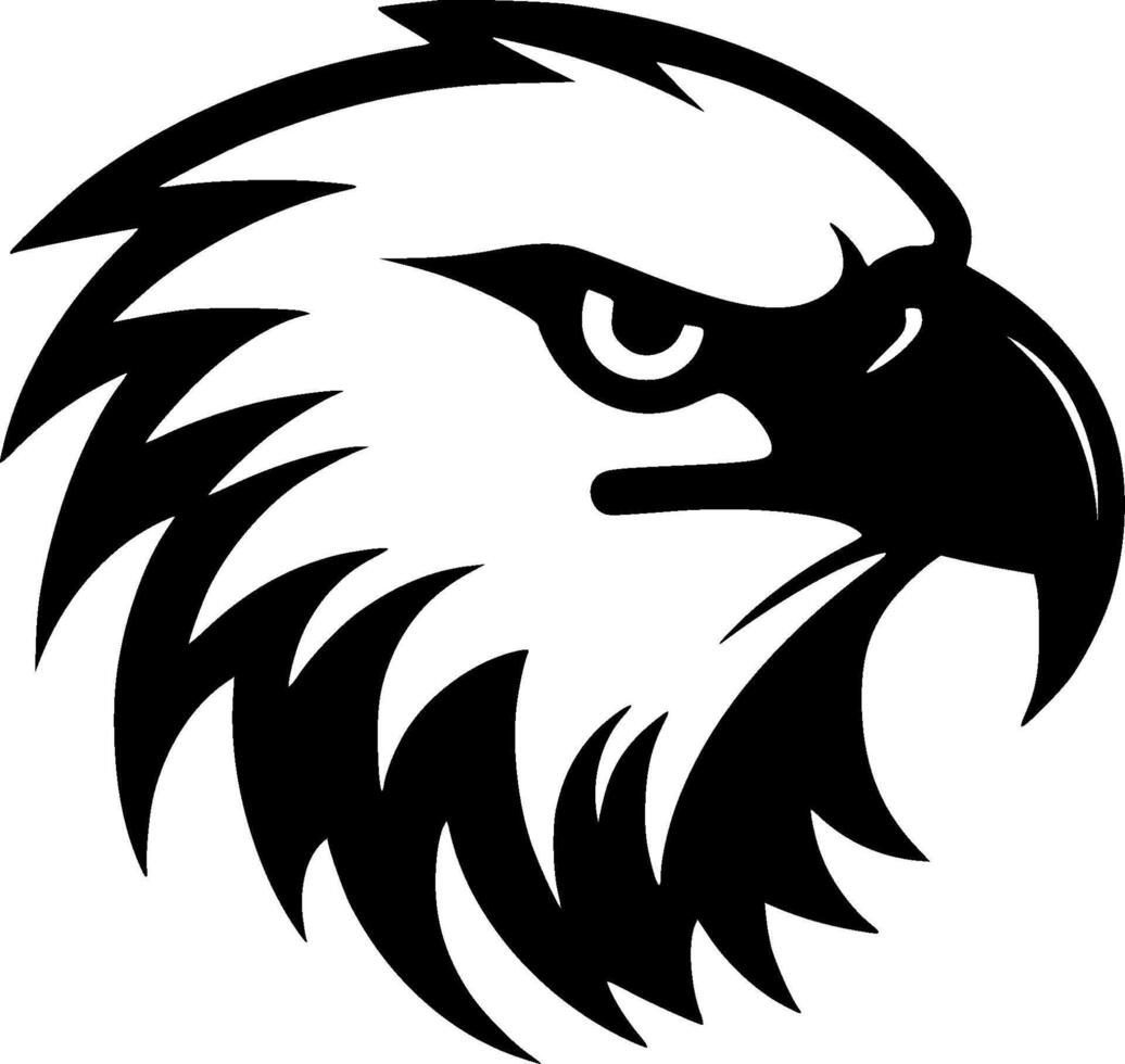 Eagle, Minimalist and Simple Silhouette - illustration vector