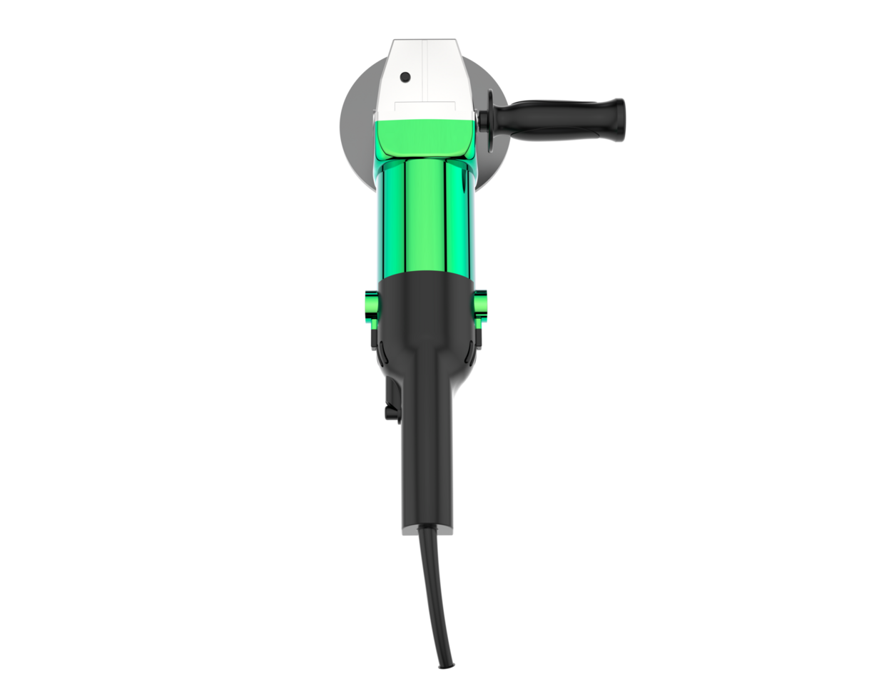 Angle grinder isolated on background. 3d rendering - illustration png
