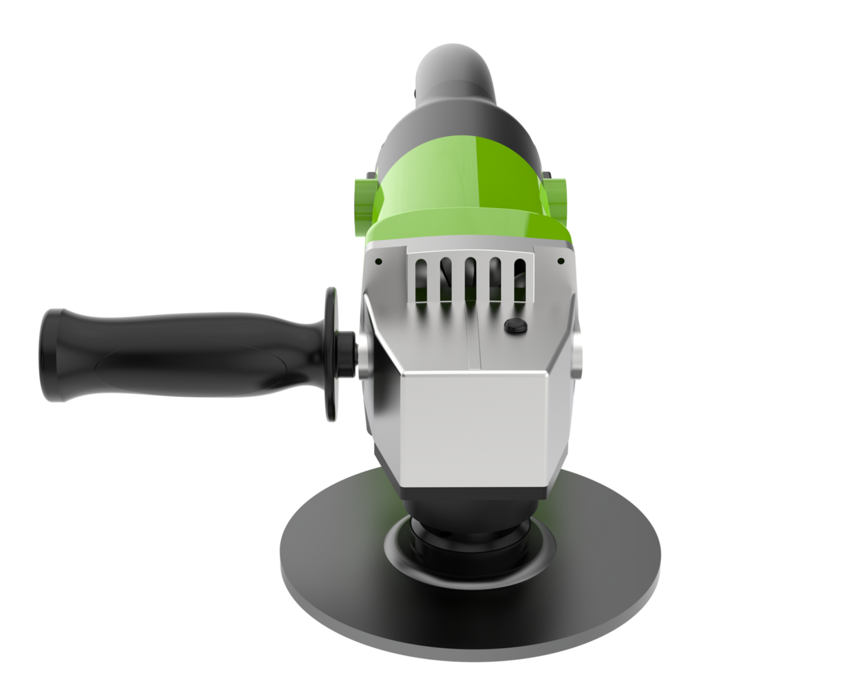 Angle grinder isolated on background. 3d rendering - illustration png