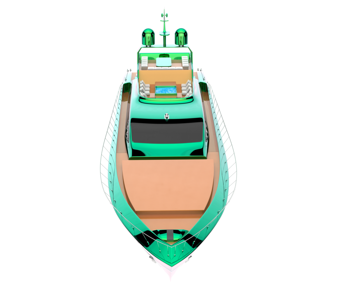 Fishing boat isolated on background. 3d rendering - illustration png