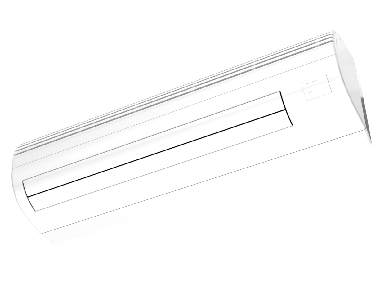 AC unit isolated on background. 3d rendering - illustration png