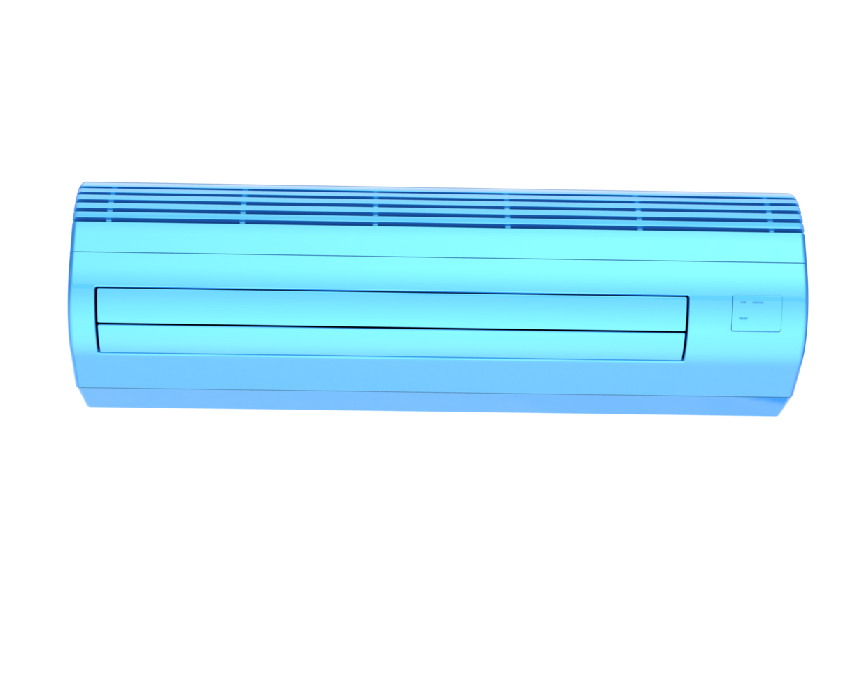 AC unit isolated on background. 3d rendering - illustration png