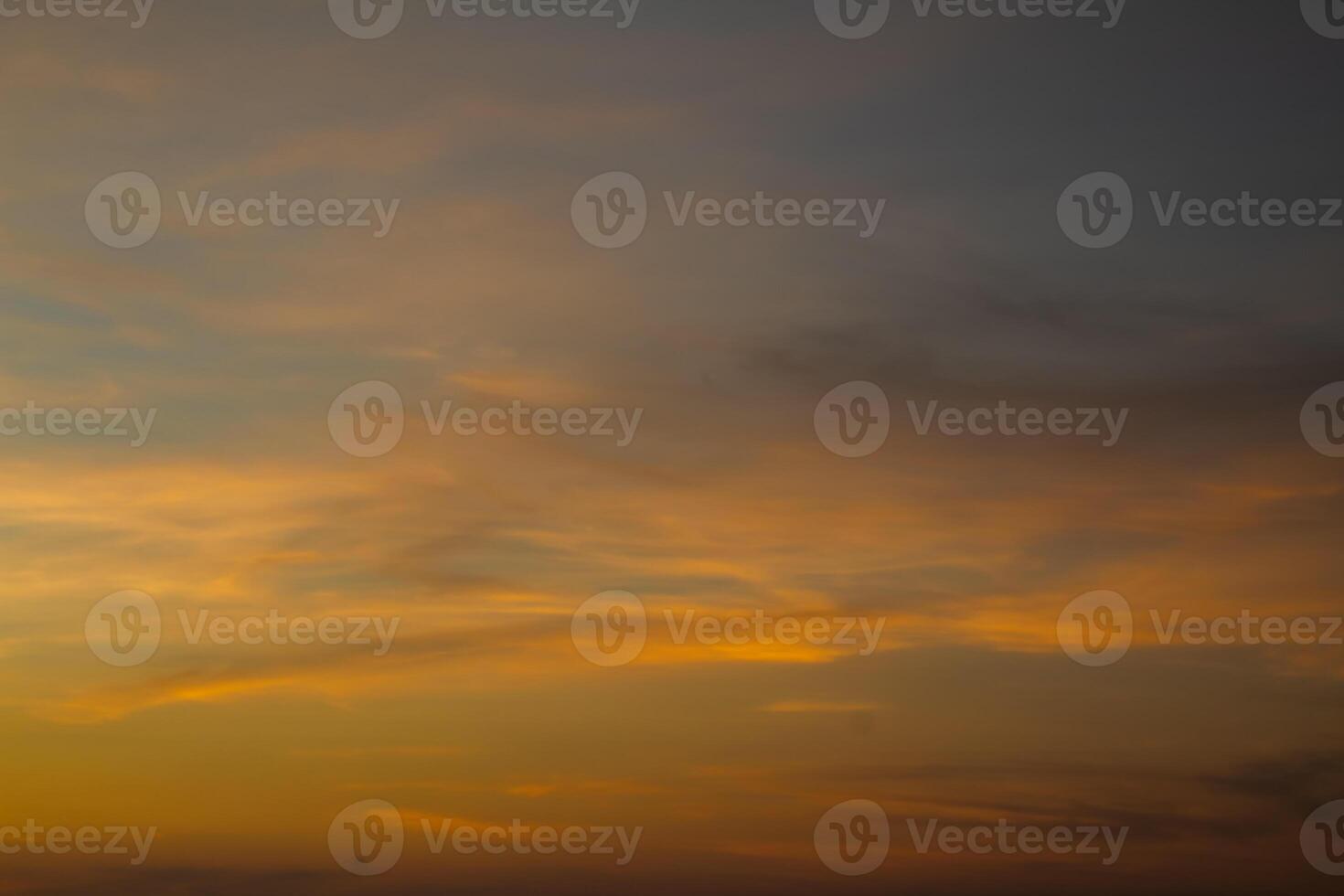 Clouds with warm light in the afternoon photo