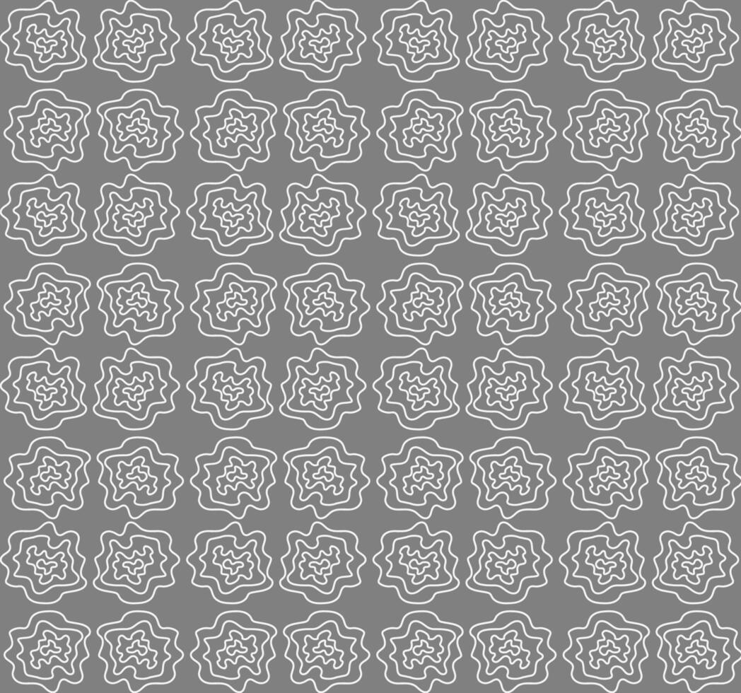 Abstract seamless pattern on gray background vector