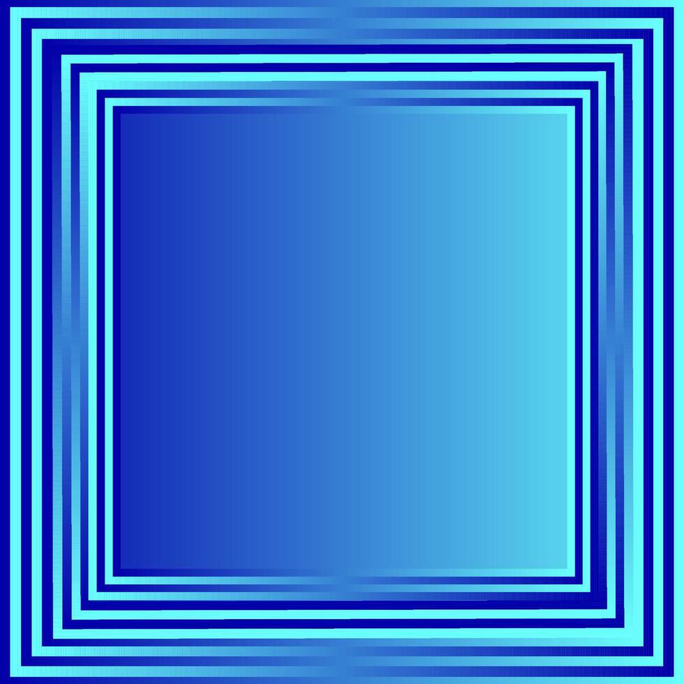 Square frame on blue background vector