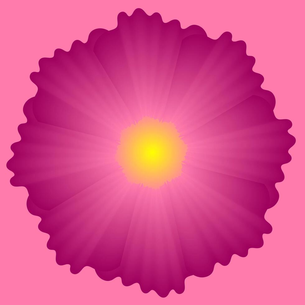 Abstract background with a pattern in the form of a pink large flower vector