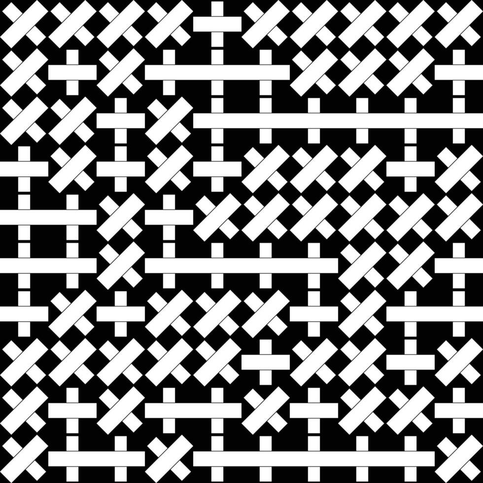 Retro black and white geometric pattern background, abstract circle, triangle and square lines art. Trendy bauhaus pattern backgrounds op-art set vector