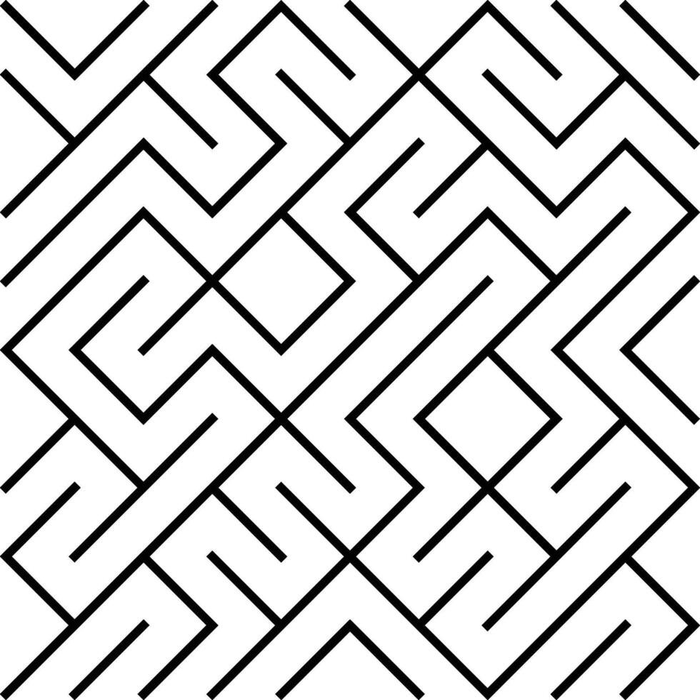 Labyrinth rectangle shape. Maze labyrinth game illustration vector