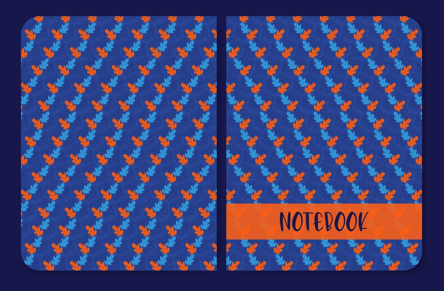Cover design for planner. Notebook with springtime pattern. Cover page design aesthetic easter artwork vector