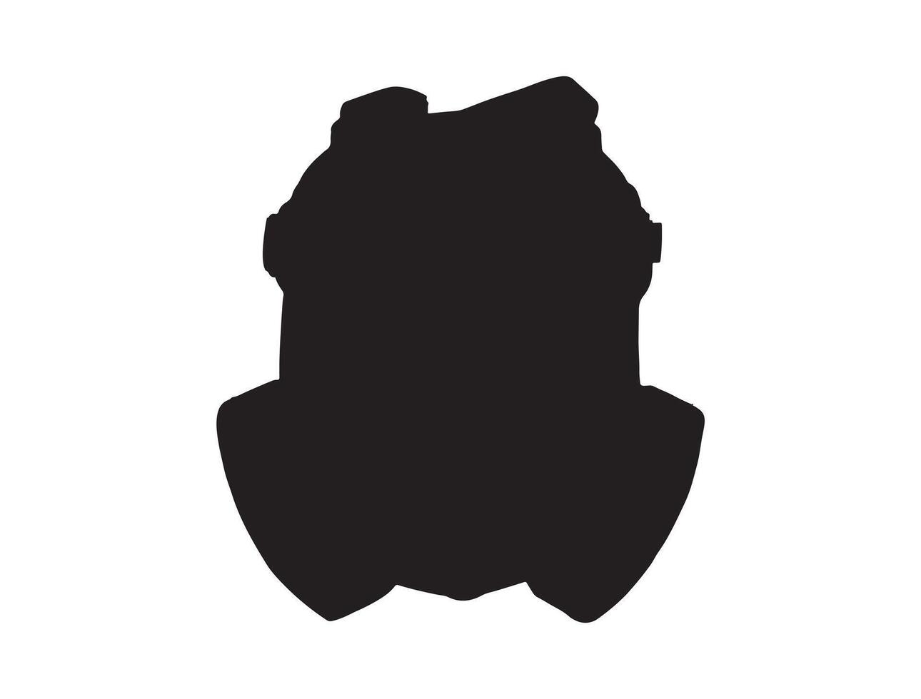 Military gas mask silhouette vector