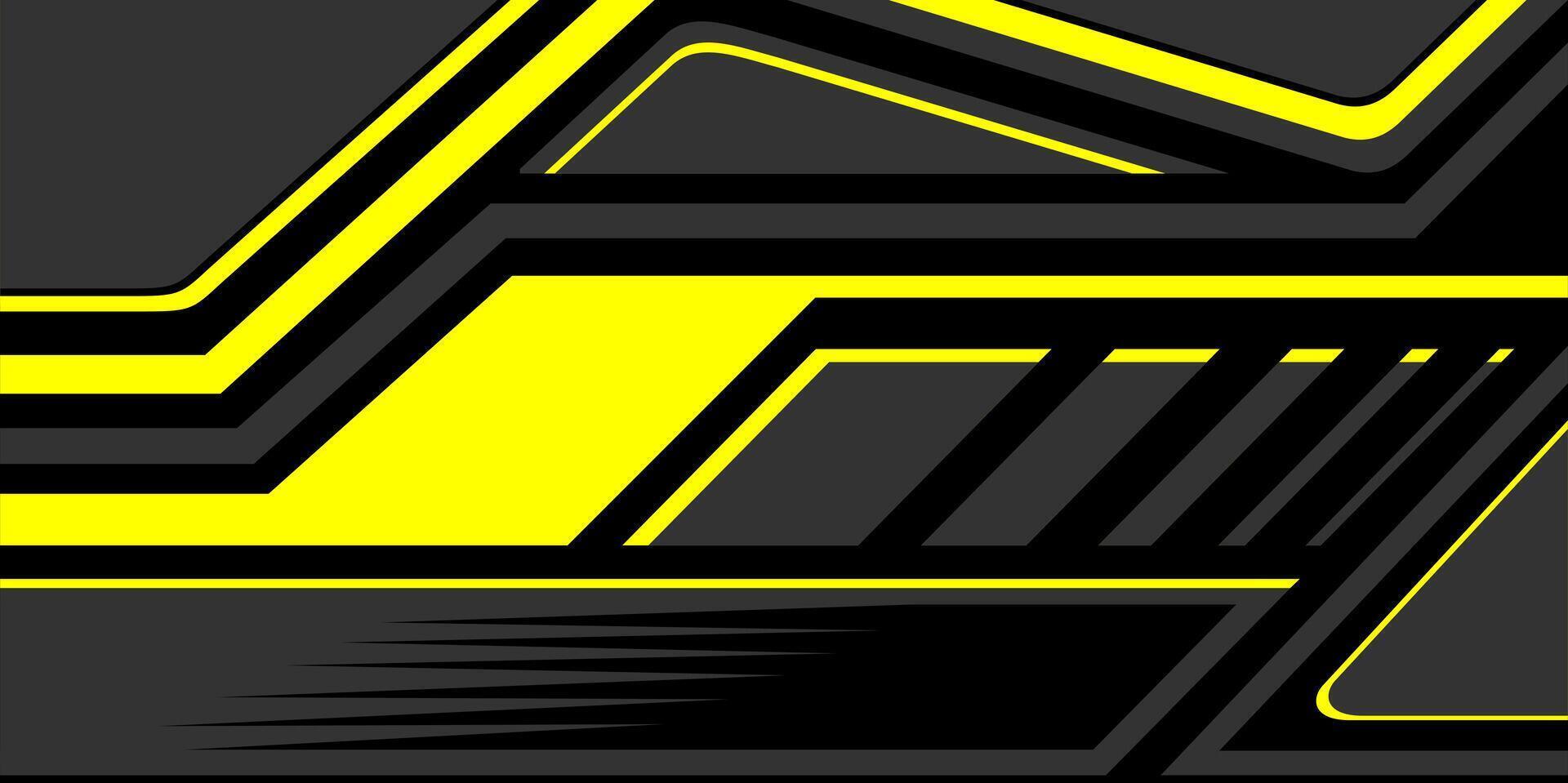 racing stripes yellow concept background vector