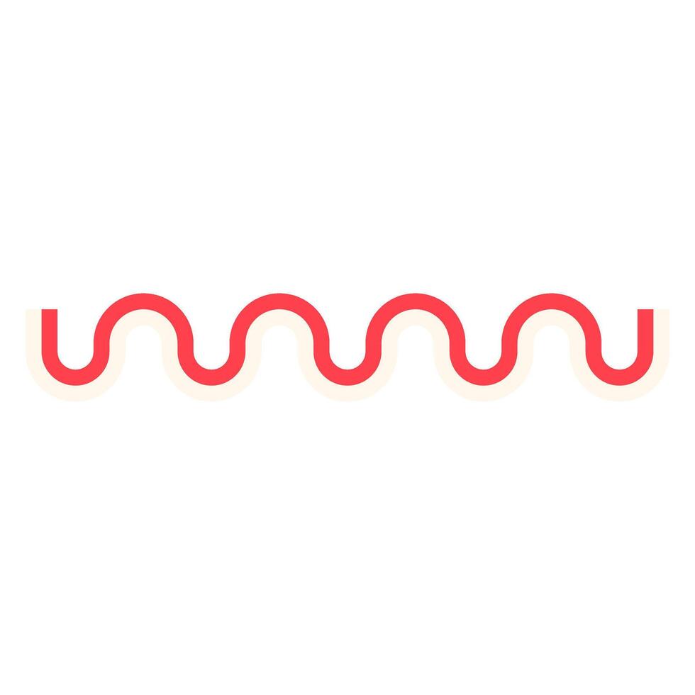 Indonesian Flag Shape decoration vector