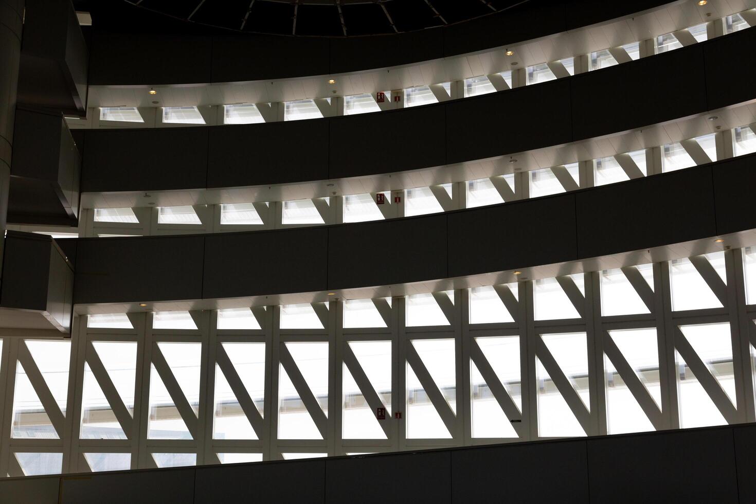 Modern architectural elegance avantgarde windowscape photo