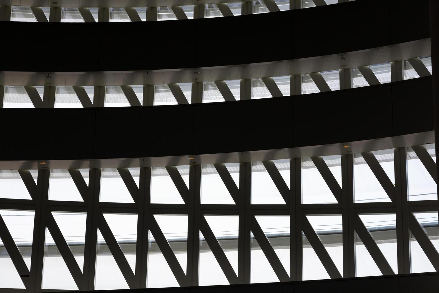 Modern architectural elegance avantgarde windowscape photo