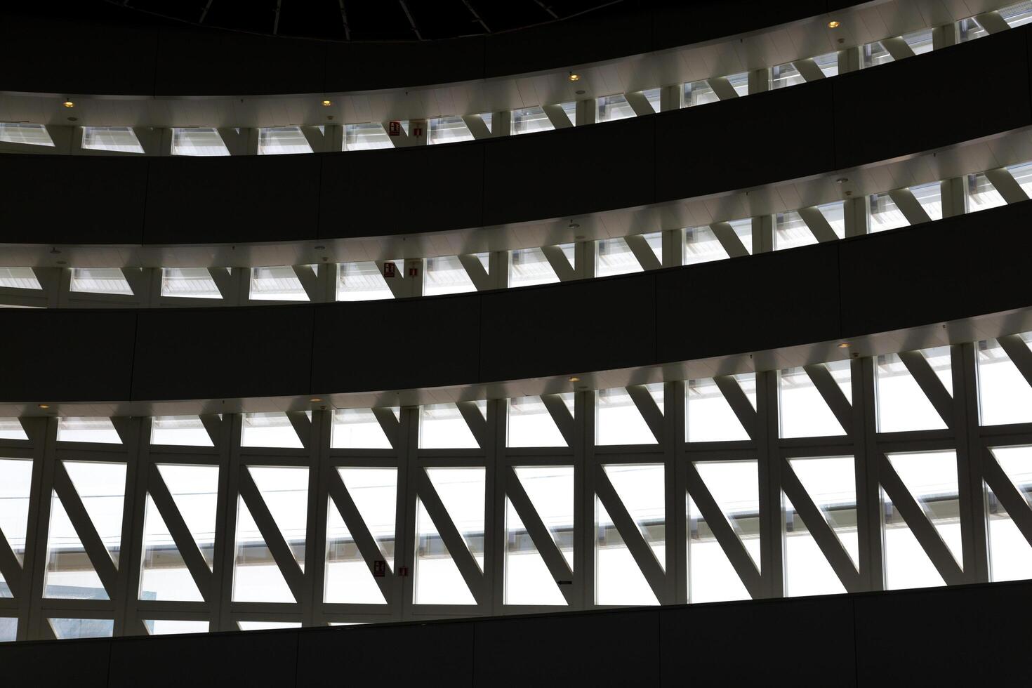 Modern architectural elegance avantgarde windowscape photo