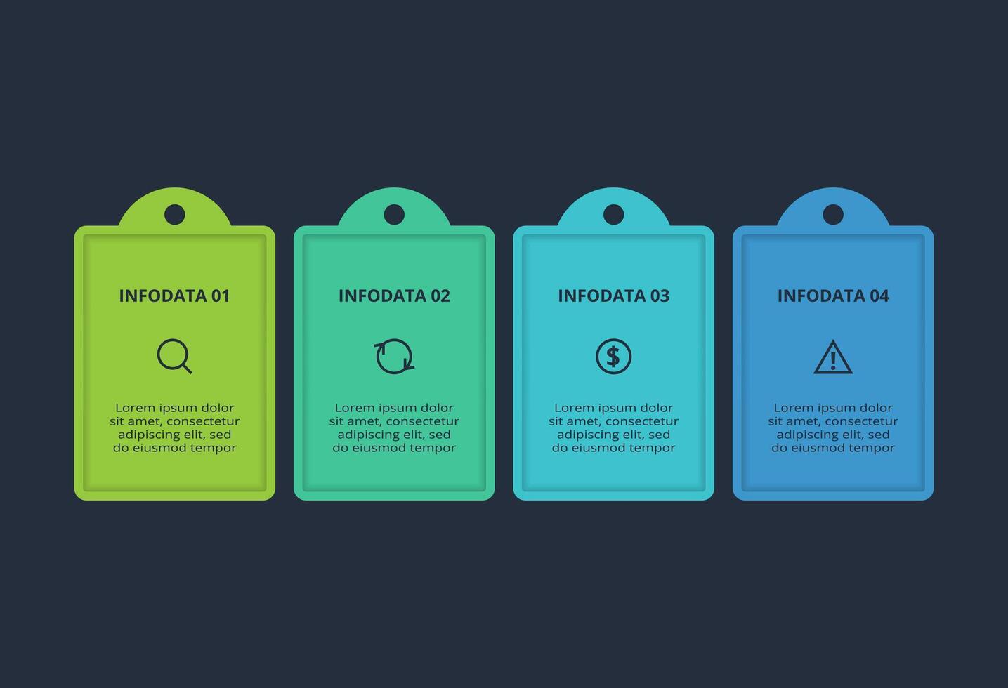 Rectangles infographic with 4 steps, options, parts or processes. Business data visualization. vector
