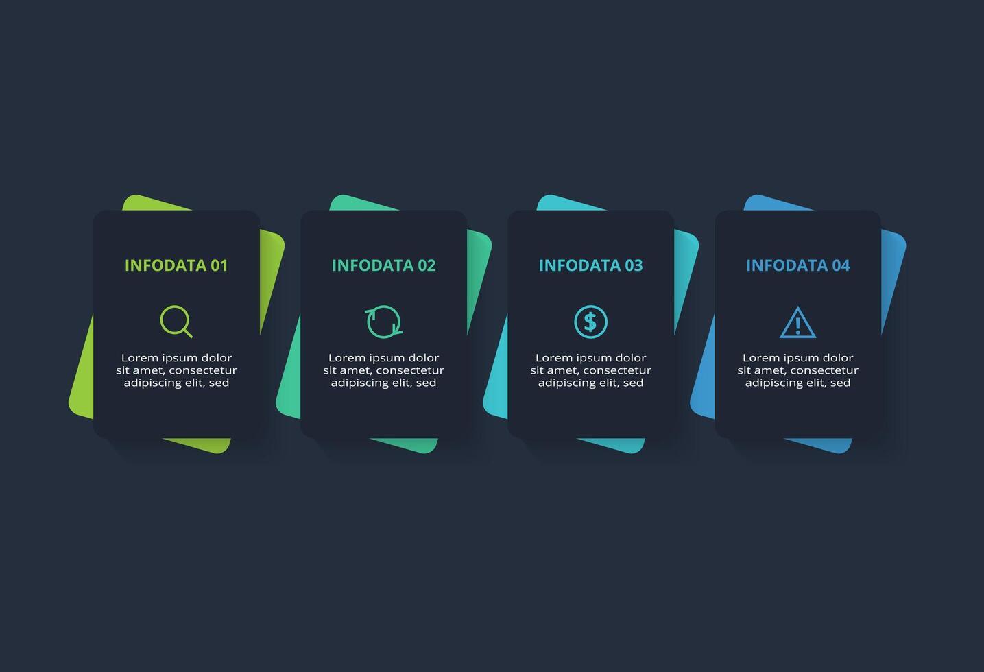 Rectangles infographic with 4 steps, options, parts or processes. Business data visualization. vector