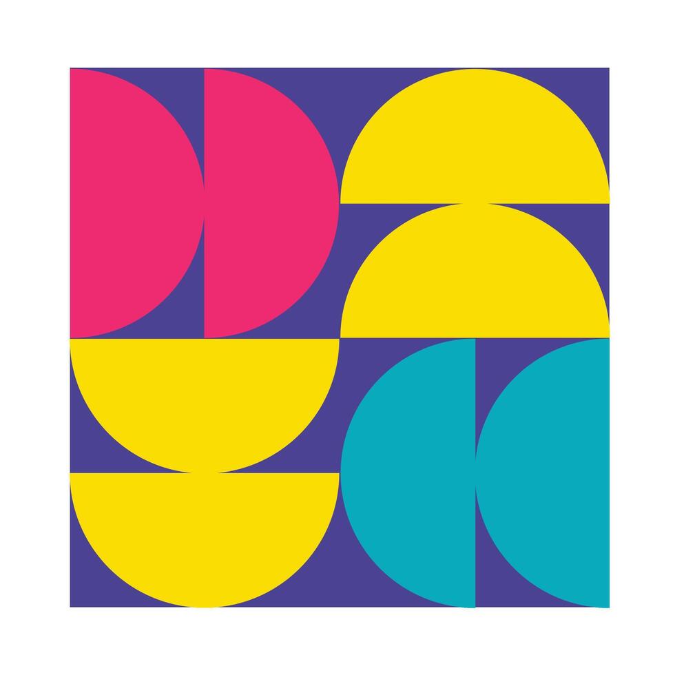 Neo Geometric Shapes Set vector