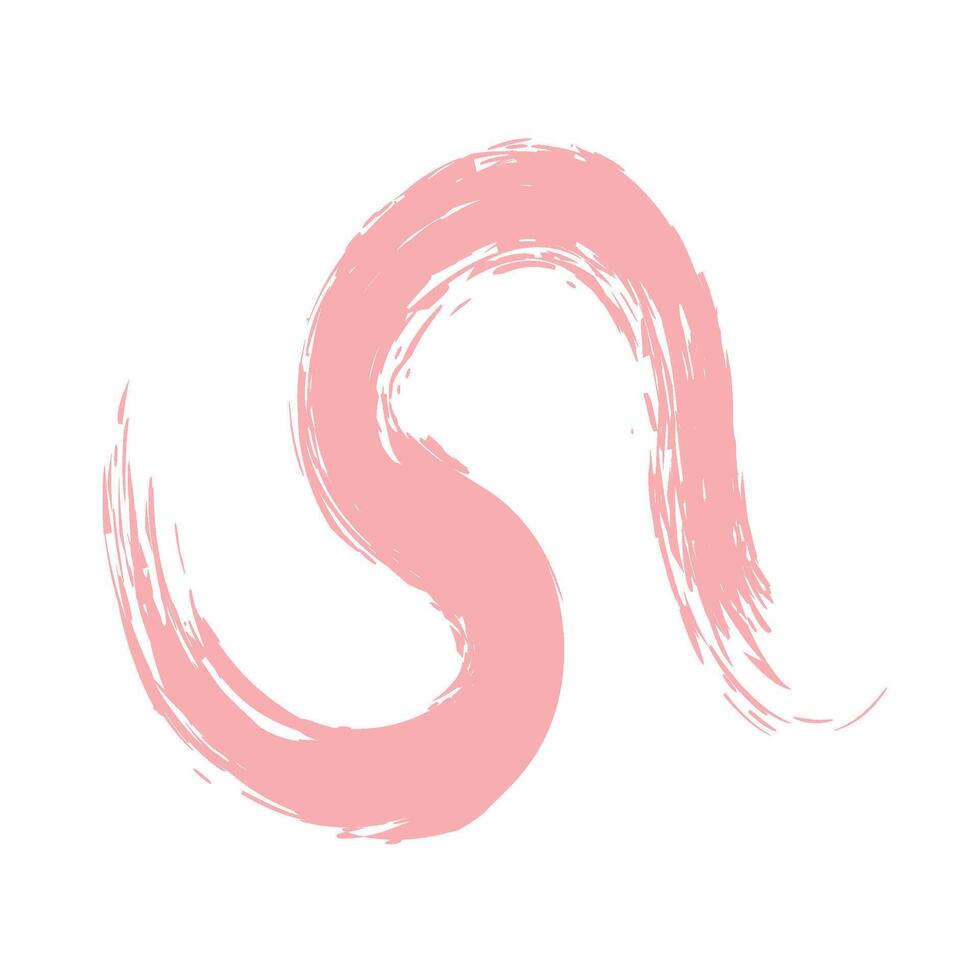 Abstract Brushes Shapes Set vector