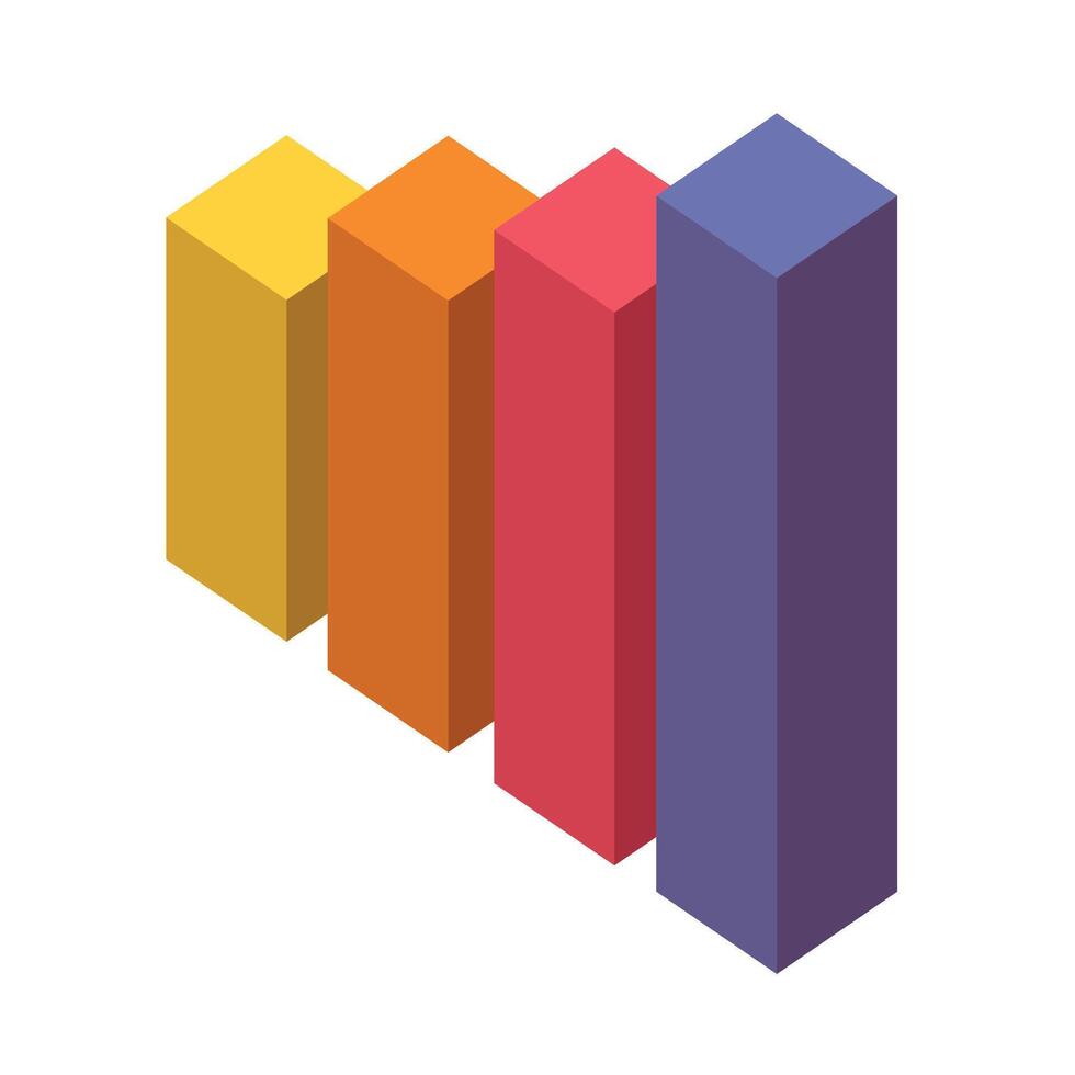 Isometric Statistic Set Collection vector