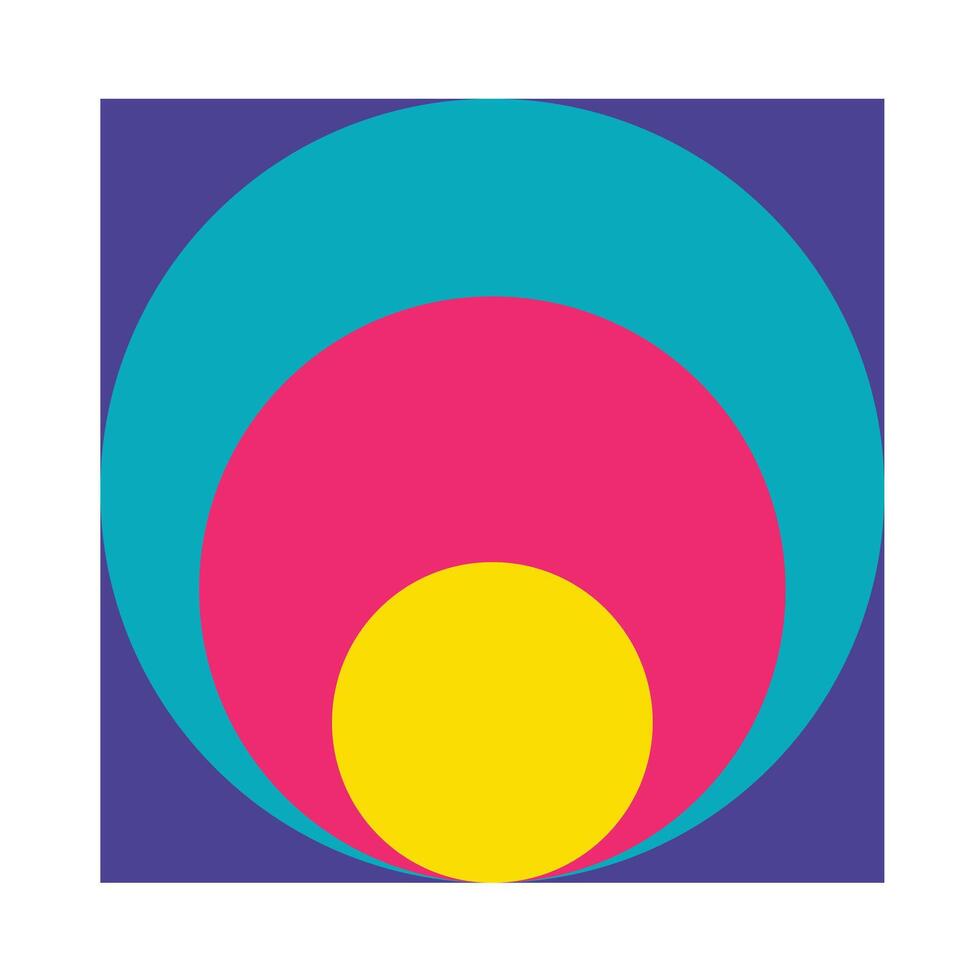 Neo Geometric Shapes Set vector