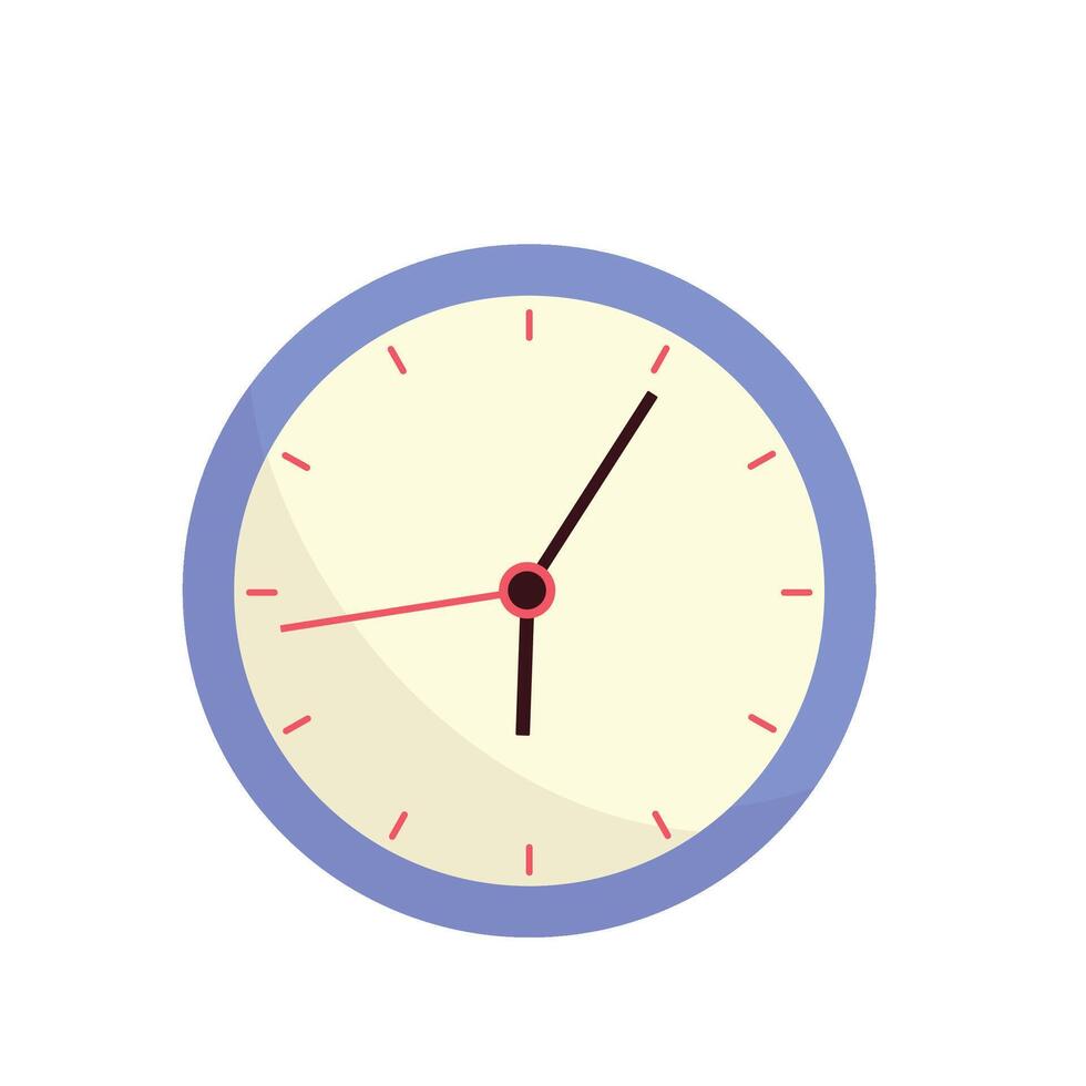 Designer Workplace Set Wall clock vector
