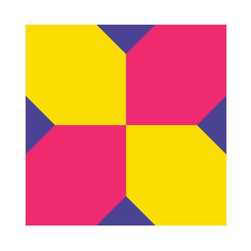 Neo Geometric Shapes Set vector
