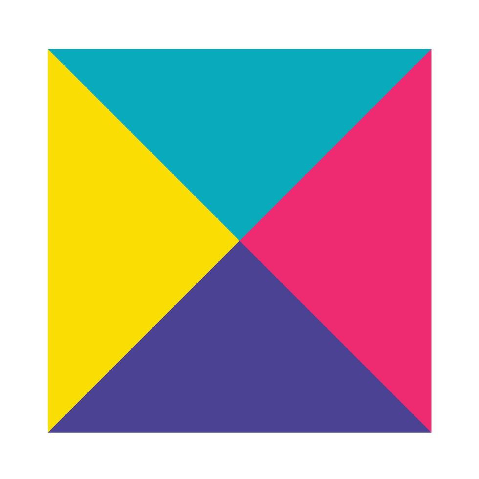 Neo Geometric Shapes Set vector