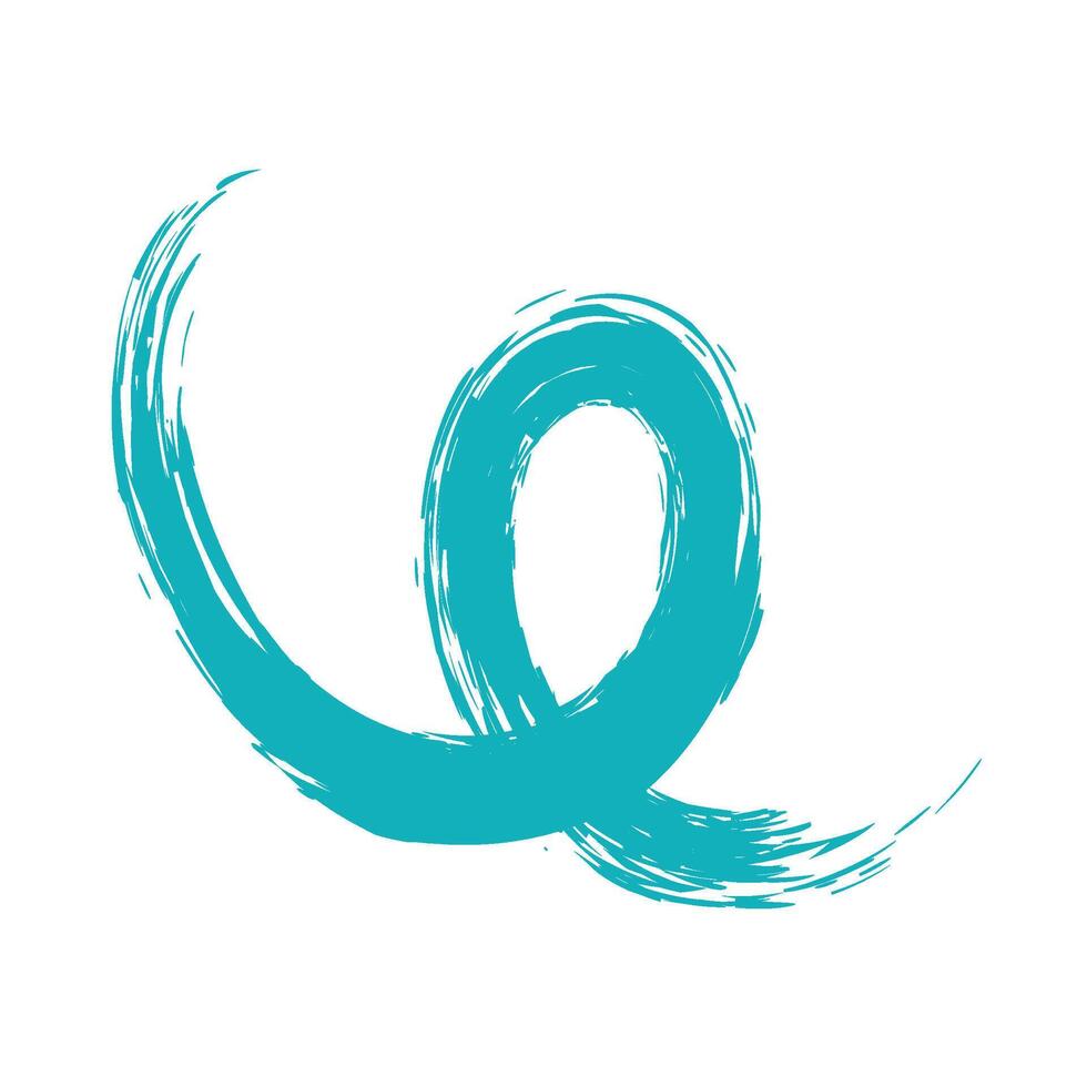 Abstract Brushes Shapes Set vector