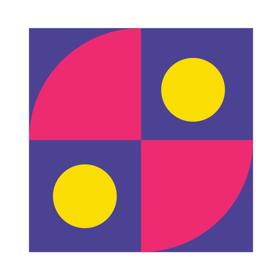 Neo Geometric Shapes Set vector