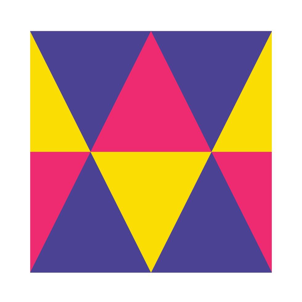 Neo Geometric Shapes Set vector