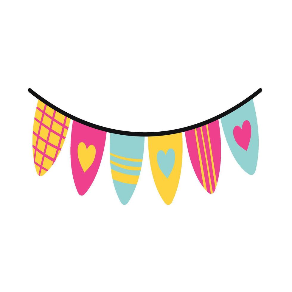 Garland Set Collection vector