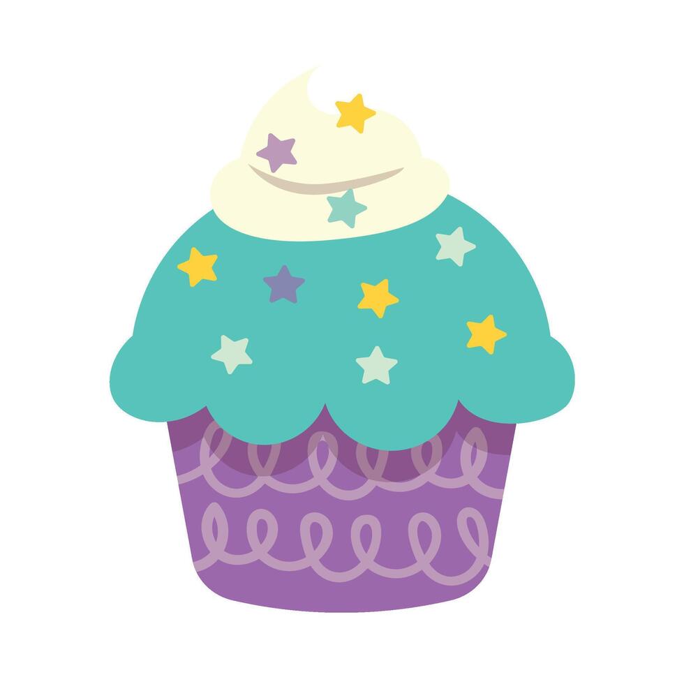 Cupcake Set Collection vector