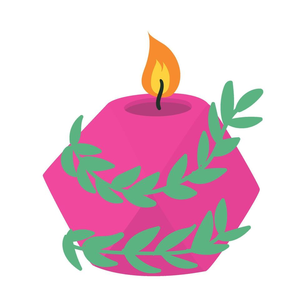 Candle Set Collection vector
