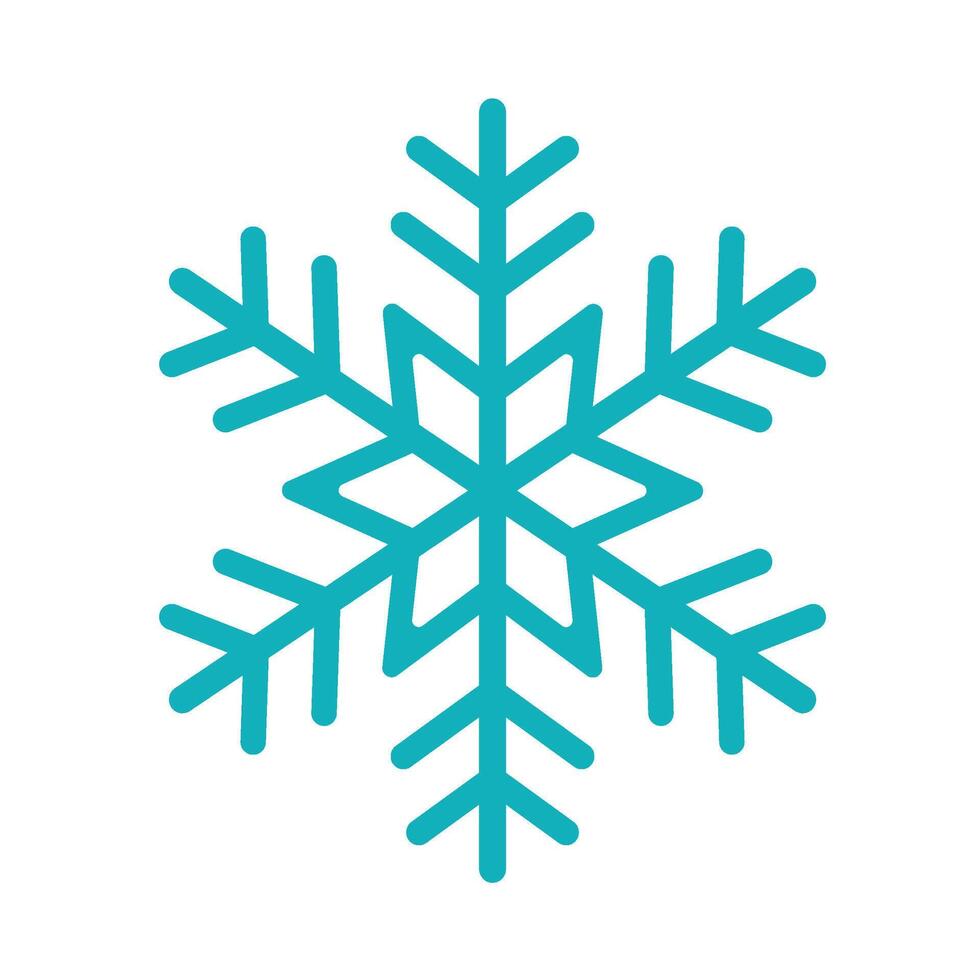 Winter Snowflakes Set vector