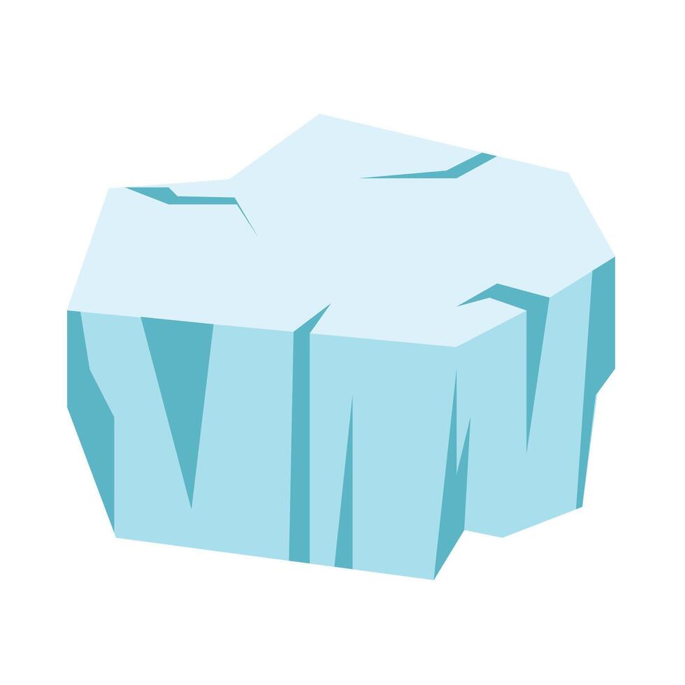 Ice Berg Set vector