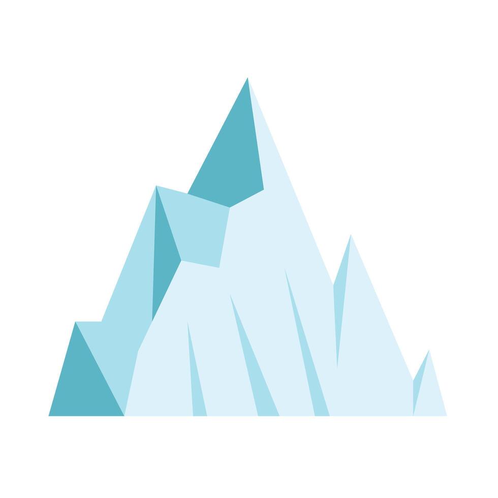 Ice Berg Set vector