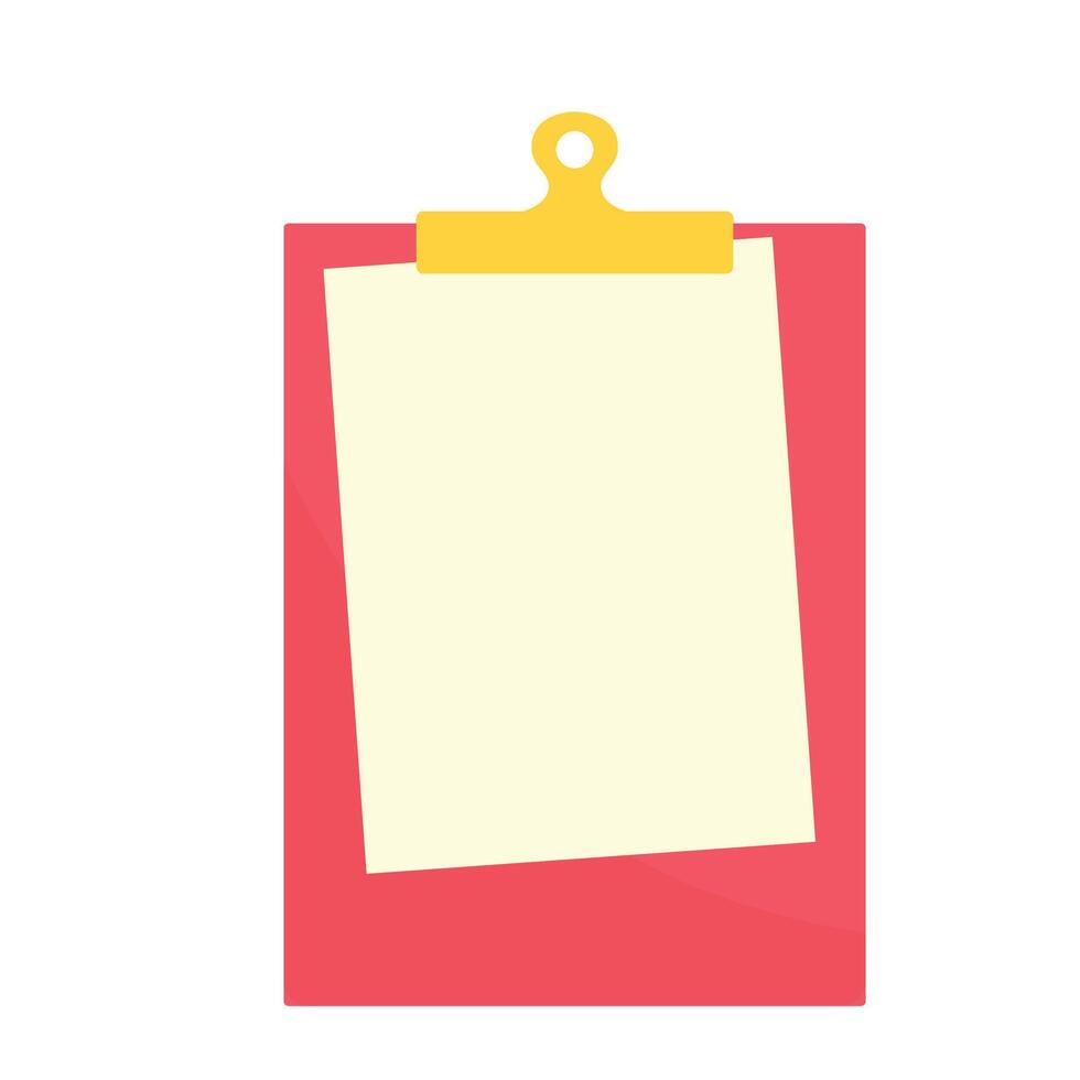 Designer Workplace Set Clipboard vector