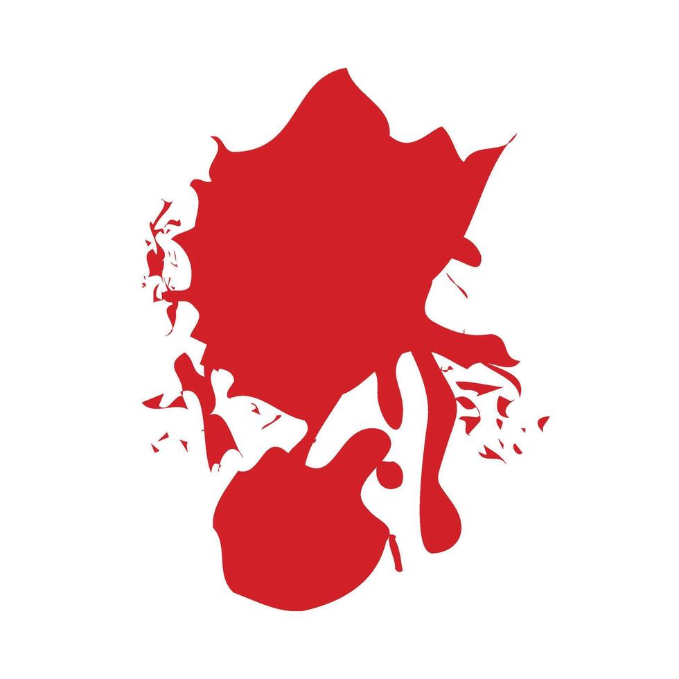 Blood Splatter Set vector