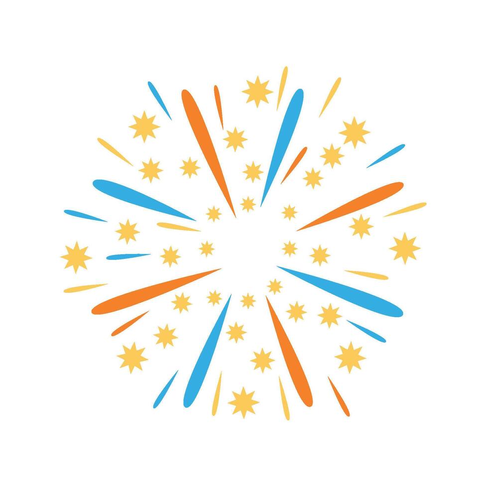 Firework Set Collection vector