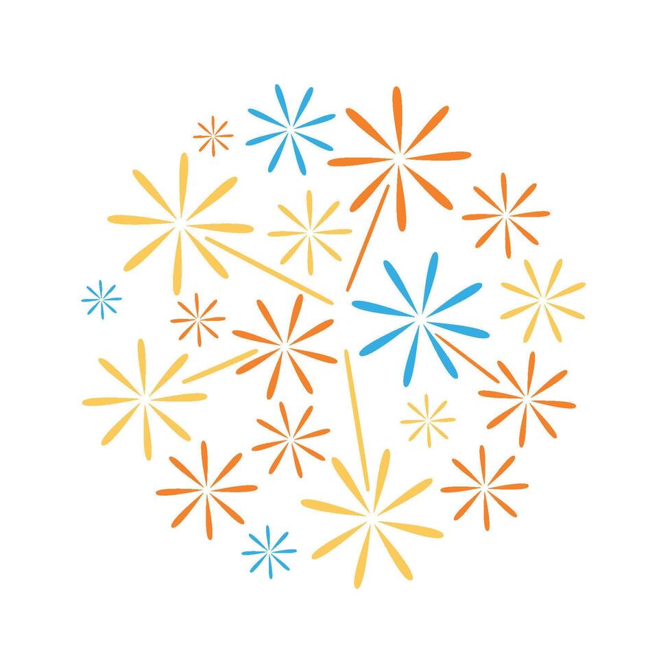 Firework Set Collection vector