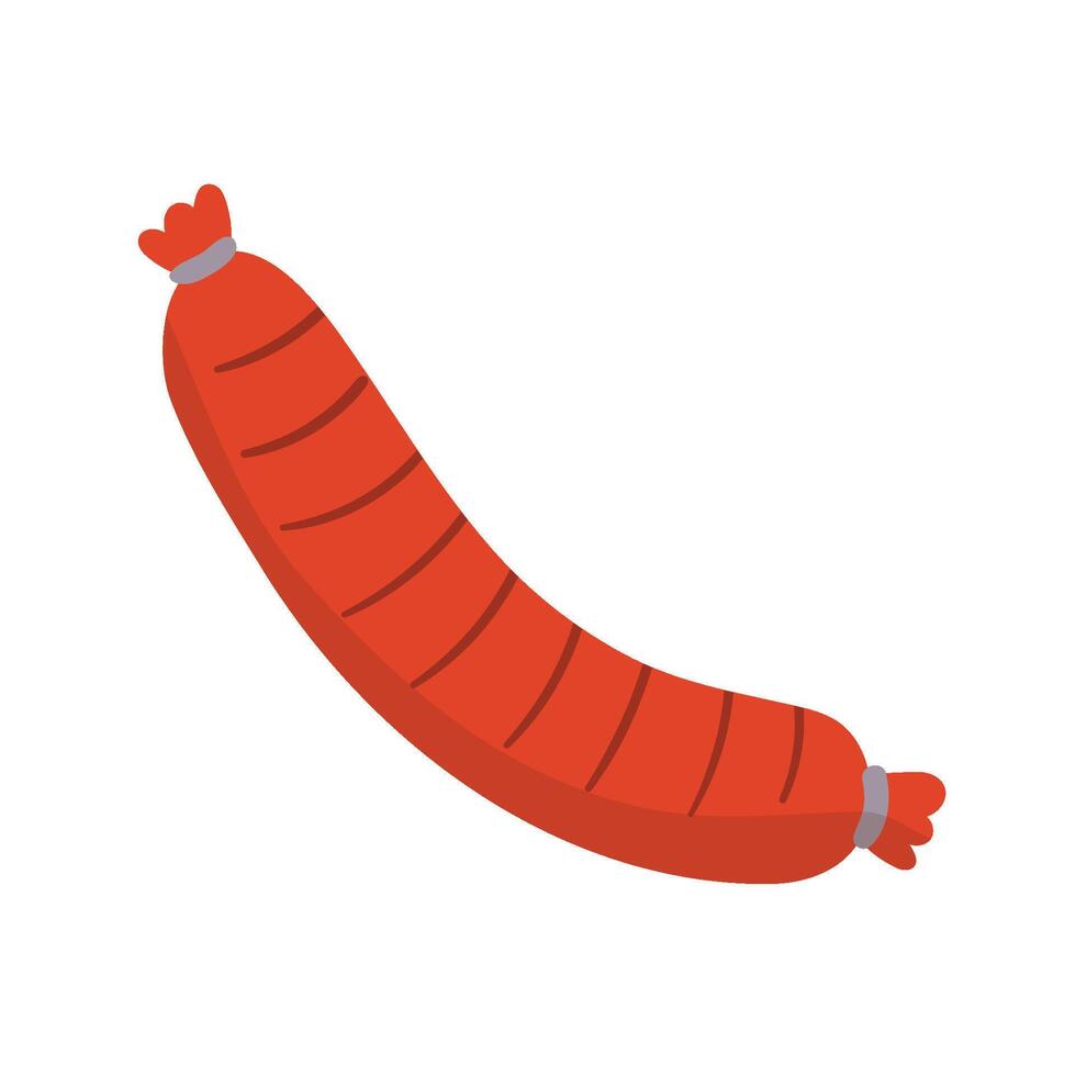 BBQ Party Set Sausage BBQ vector