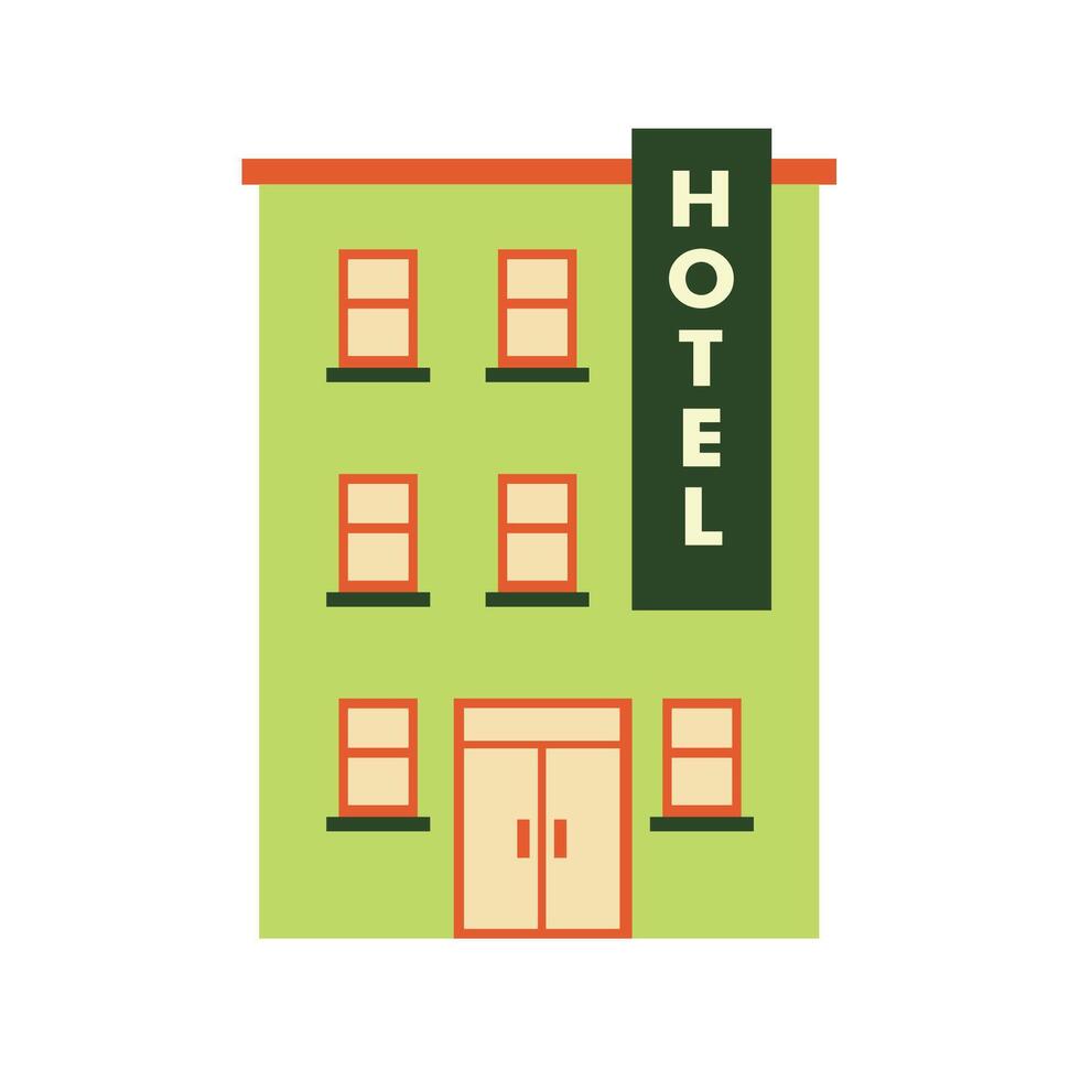 Hotel Set Collection vector