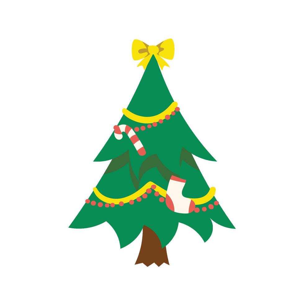 Christmas Tree Set vector